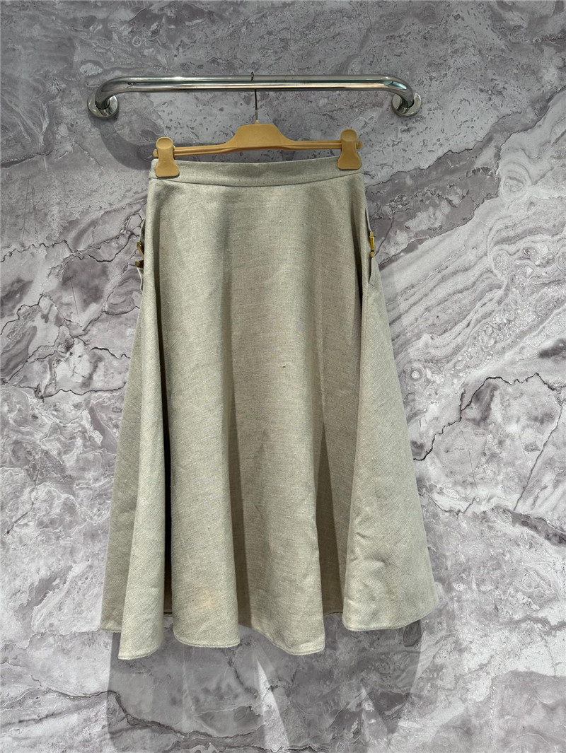 Va1e*ntin0 linen skirt replica d&g clothing