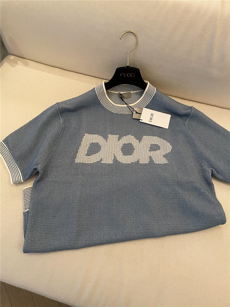 D10r resort style series knitted short-sleeved replica clothes