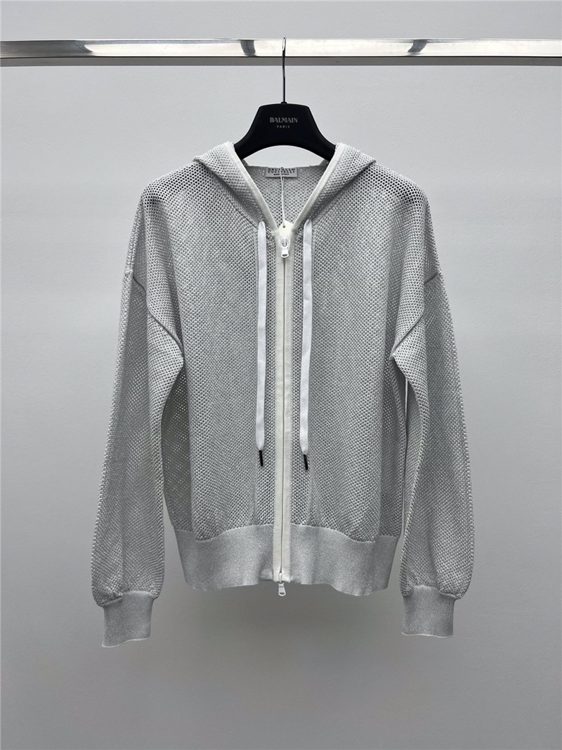 BC mesh glitter hooded cardigan replicas clothes