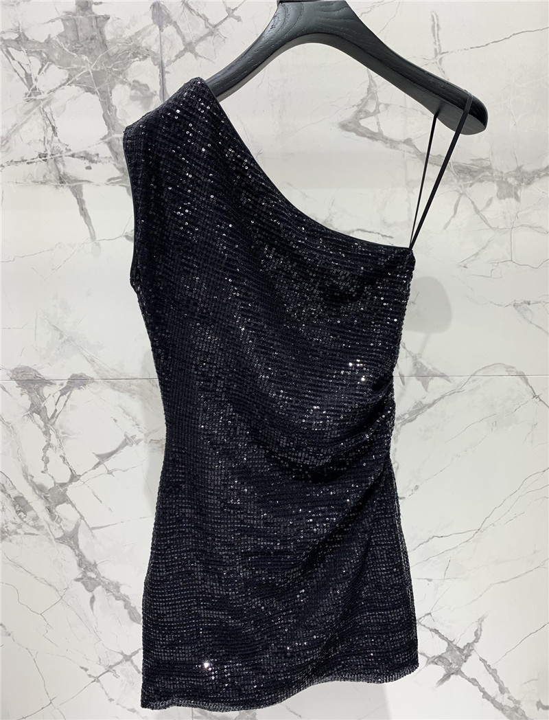 Y51 new one-shoulder dress replica clothing sites