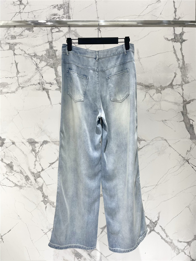 D10r tencel wide-leg pants replica d&g clothing