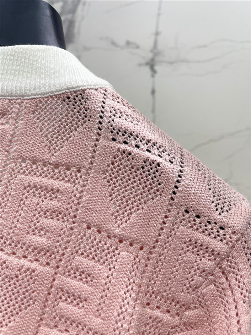 Balmain heart letter jacquard cardigan replicas clothes