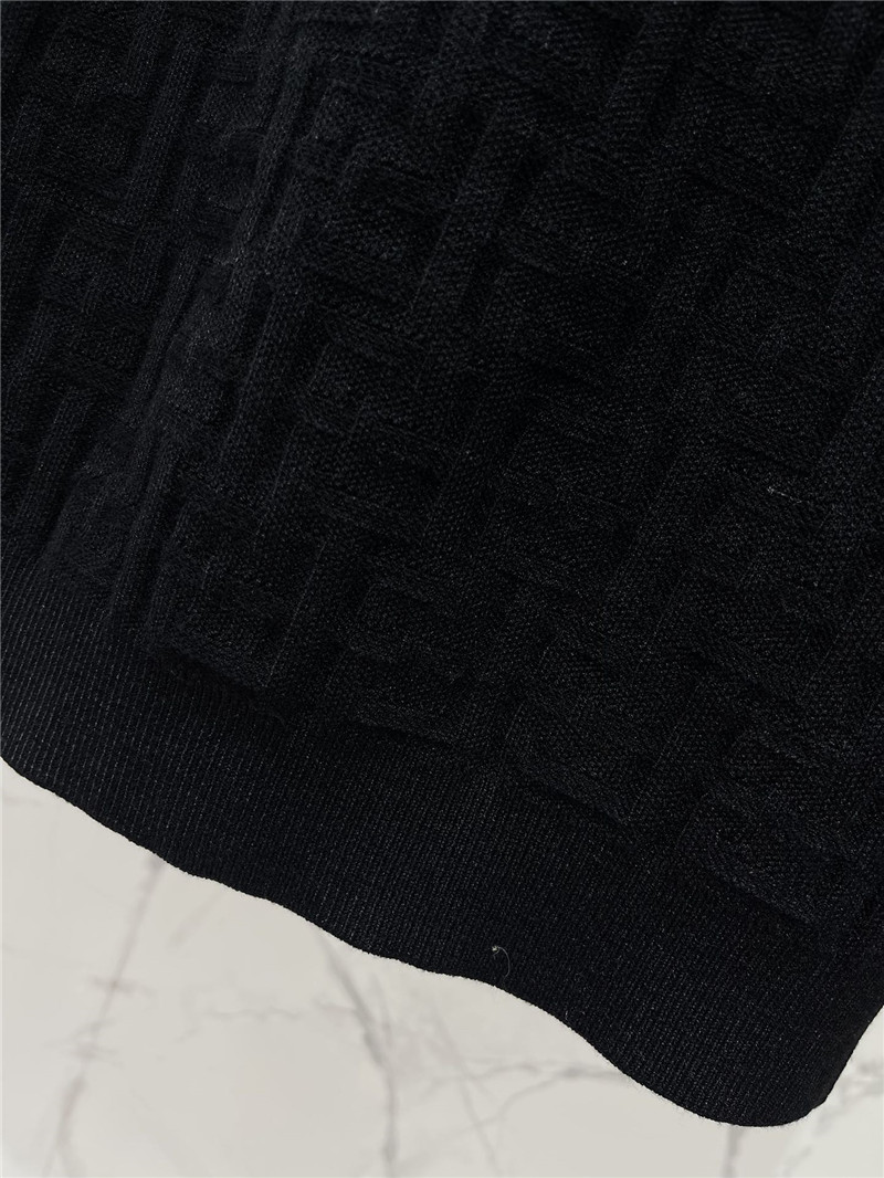 F**di new v-neck long-sleeved cardigan replica d&g clothing