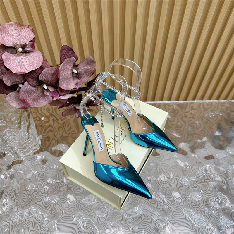 J1m*y Ch00 saeda 100 with crystal in purple leather