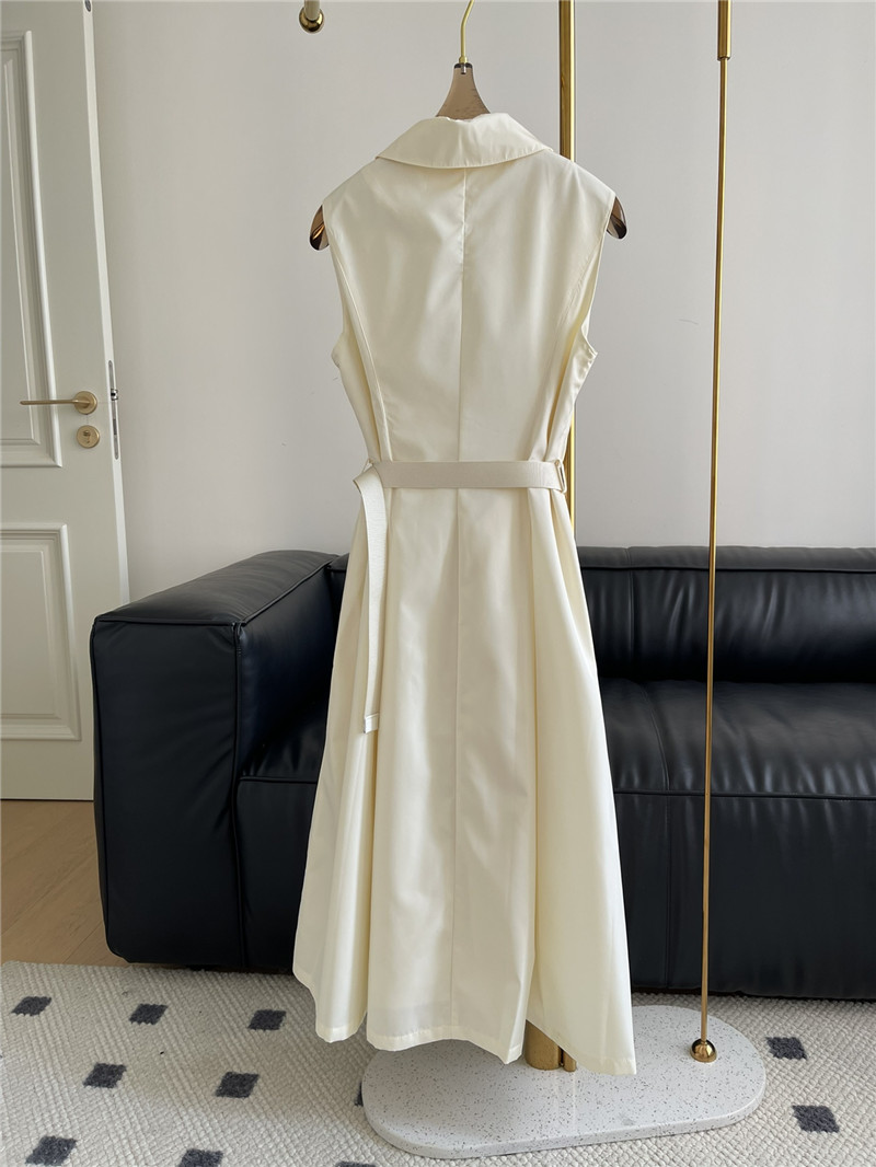 Pra*a sleeveless nylon dress replica designer clothes
