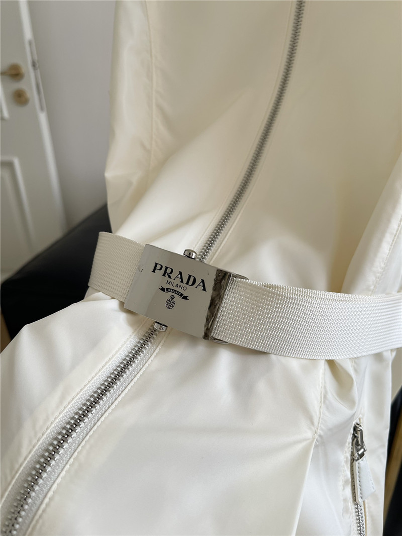 Pra*a sleeveless nylon dress replica designer clothes