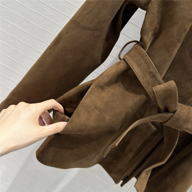 M1um1u shirt jacket suede coat replica d&g clothing