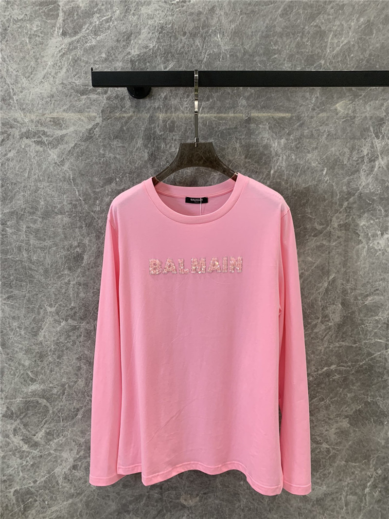 Balmain long-sleeved T-shirt replicas clothes