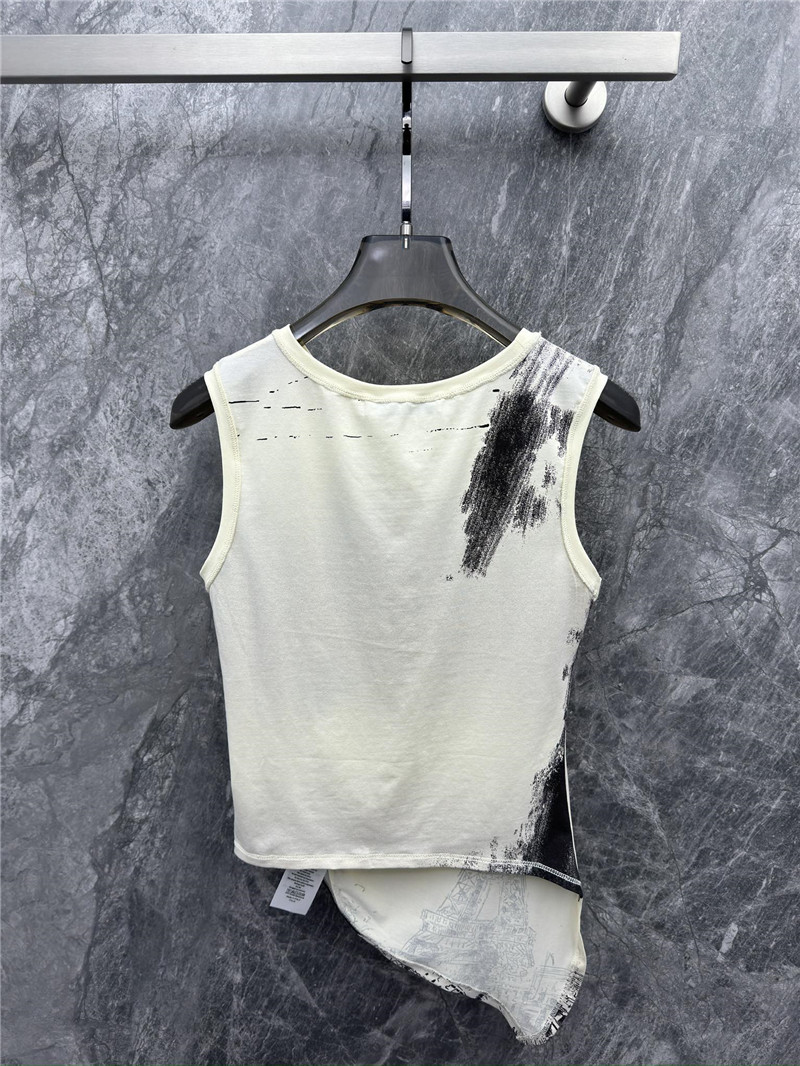 D10r irregular sleeveless vest replica designer clothes