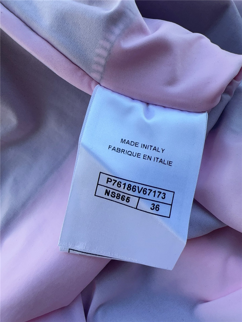 Ch**el contrast striped swimsuit replica d&g clothing