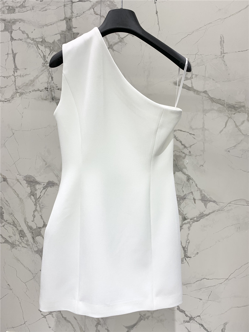 Balmain new one-shoulder dress replica clothing sites