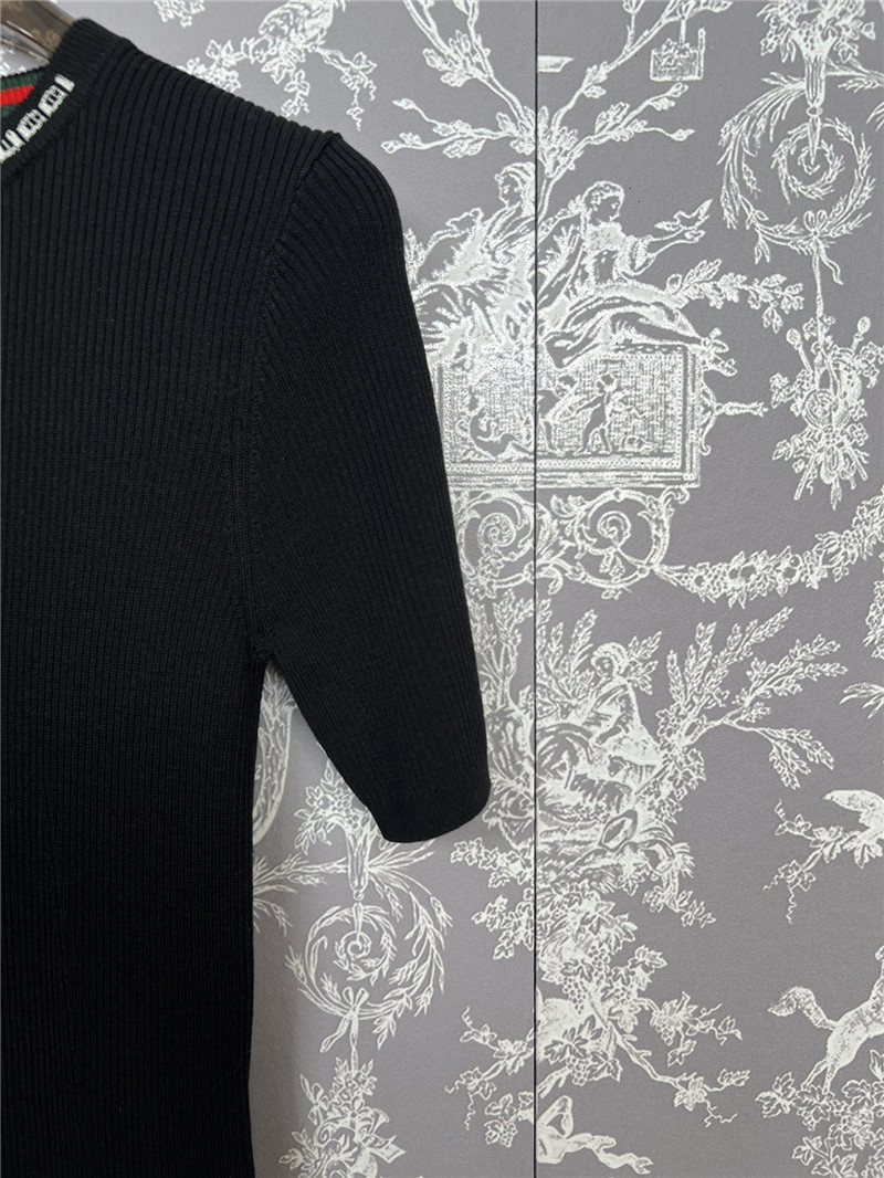 Gvc*1 knitted mid-sleeve bottoming shirt replica clothing sites
