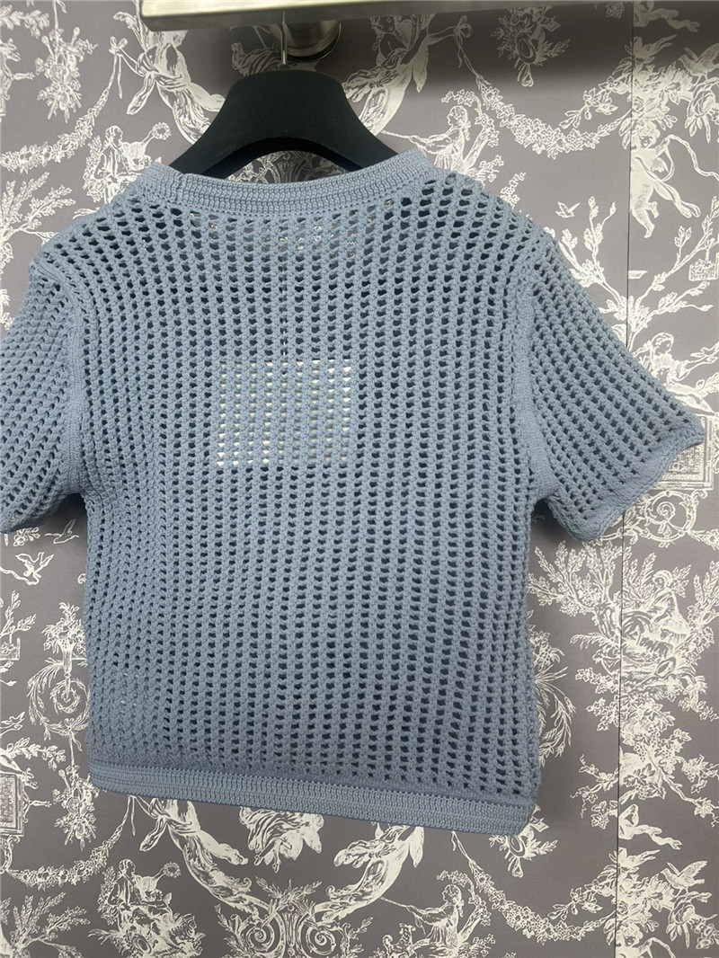 A1exa*der wang hollow knit short sleeve replicas clothes