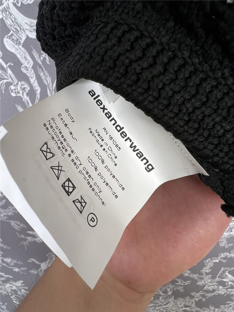 A1exa*der wang hollow knit short sleeve replicas clothes
