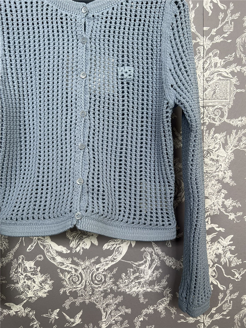 A1exa*der wang hollow knit cardigan replica clothes