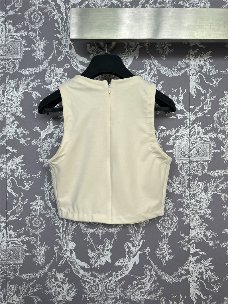 M1um1u new sleeveless top replica clothing sites