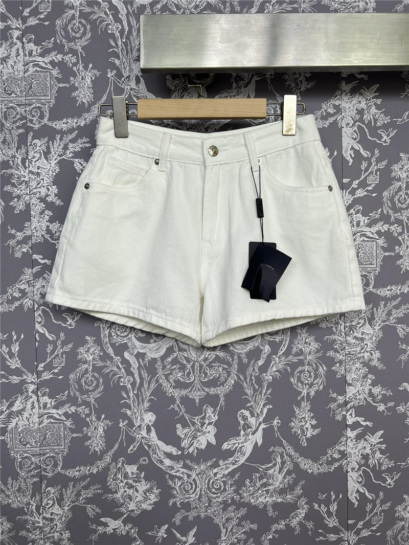 Pra*a new denim shorts replica clothes