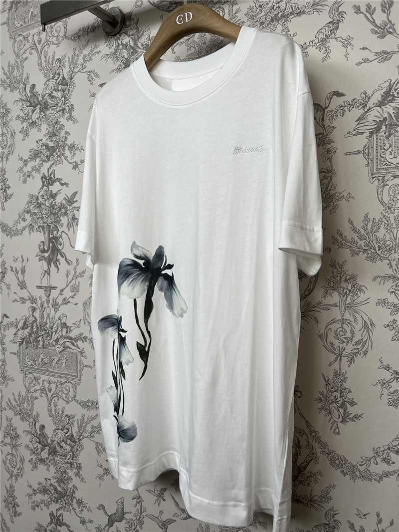 Givenchy ink flower T-shirt replica clothing sites