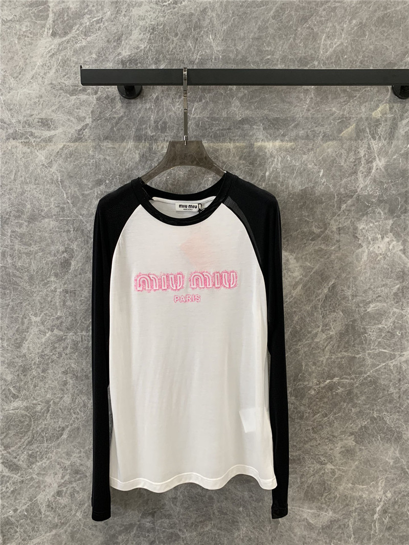 M1um1u sun protection long-sleeved t-shirt replica clothing sites
