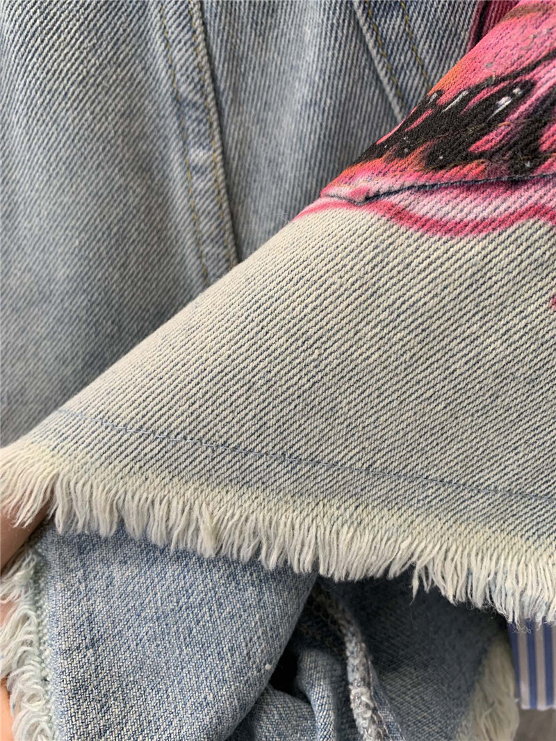 Ch**el heavy denim shorts replica d&g clothing