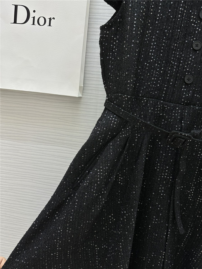 D10r hepburn style pleated dress replica clothes