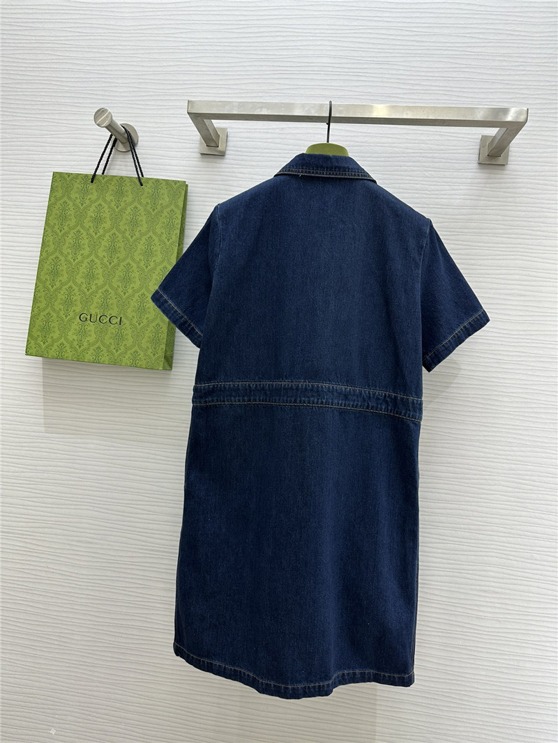 Gvc*1 denim dress replica designer clothes