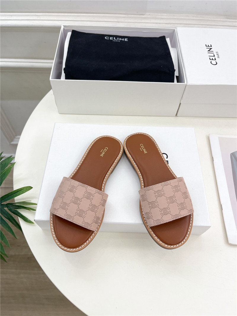 Ce1i*e lympia mule in pink jacquard canvas