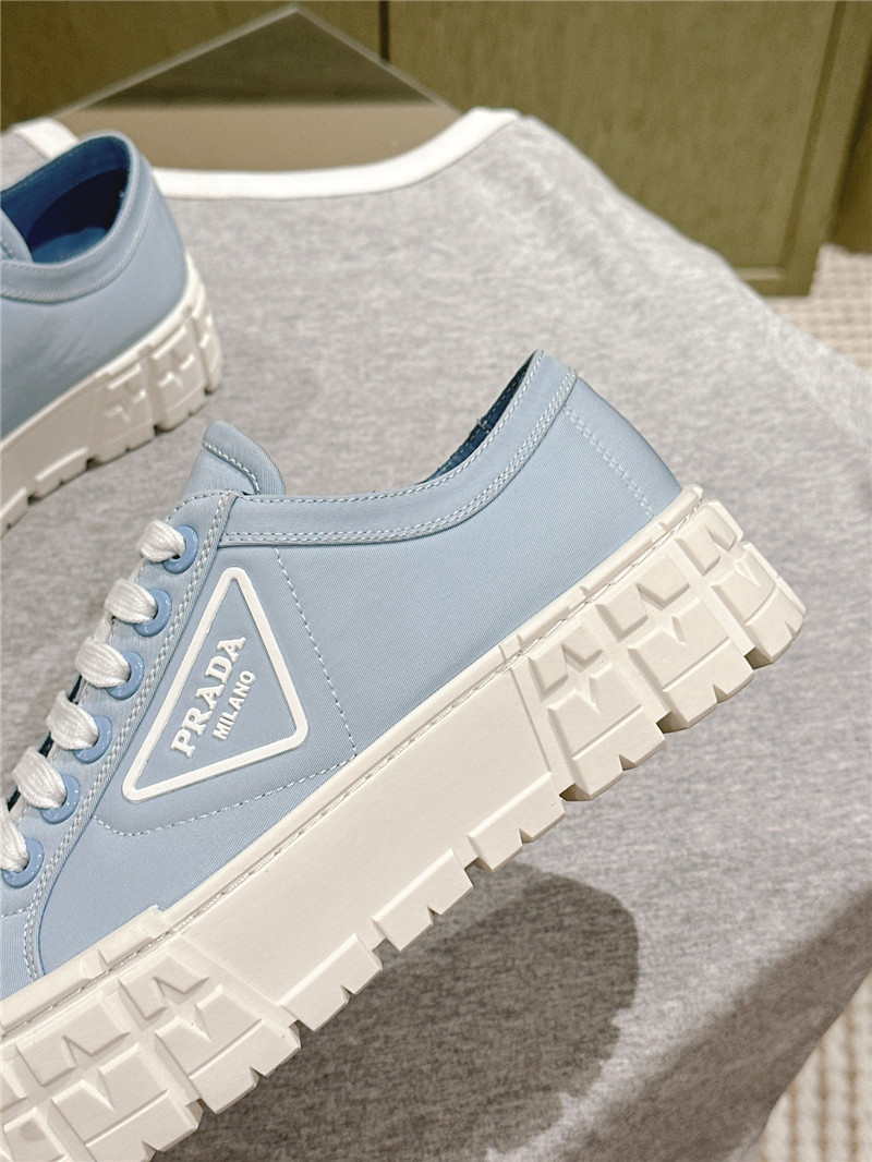 Pra*a double wheel re-nylon gabardine sneakers