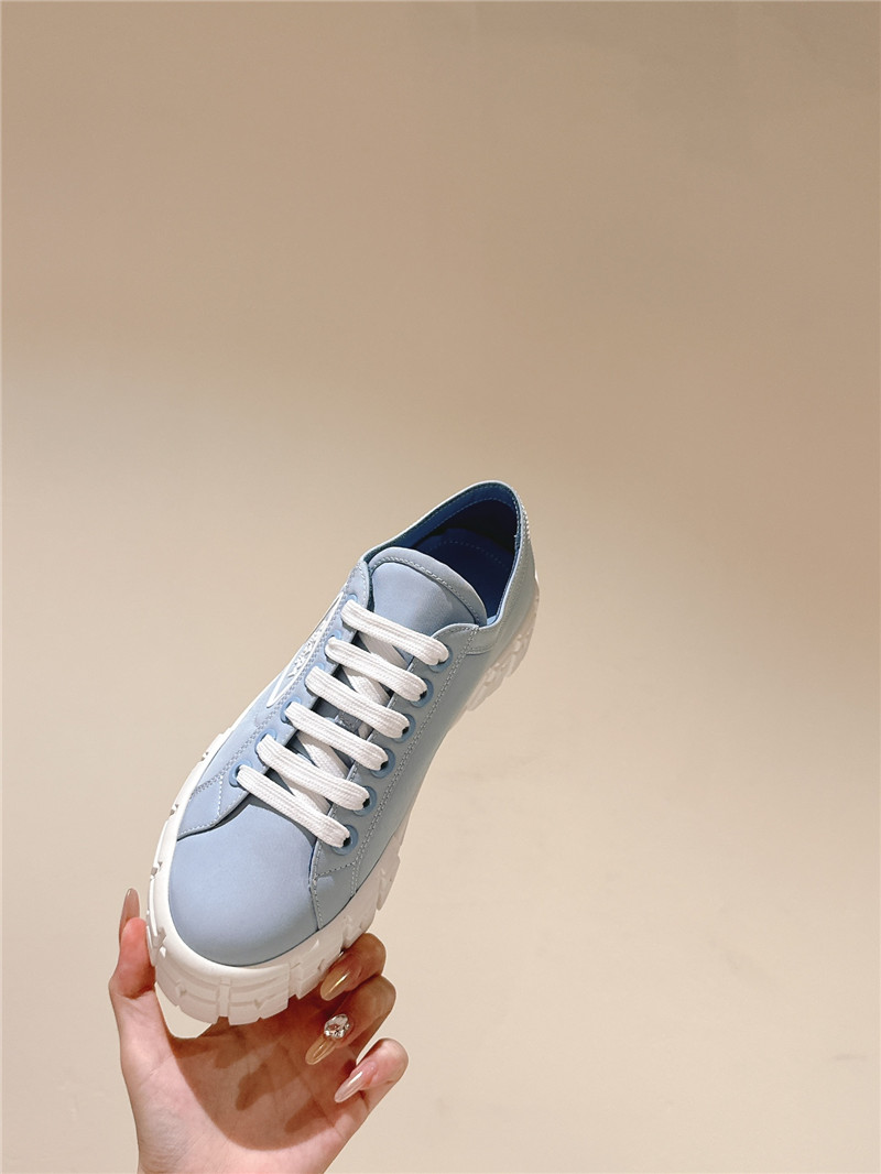 Pra*a double wheel re-nylon gabardine sneakers