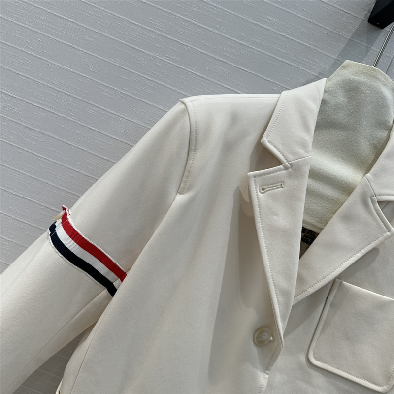 THOM BROWNE armband webbing suit jacket replica clothing sites