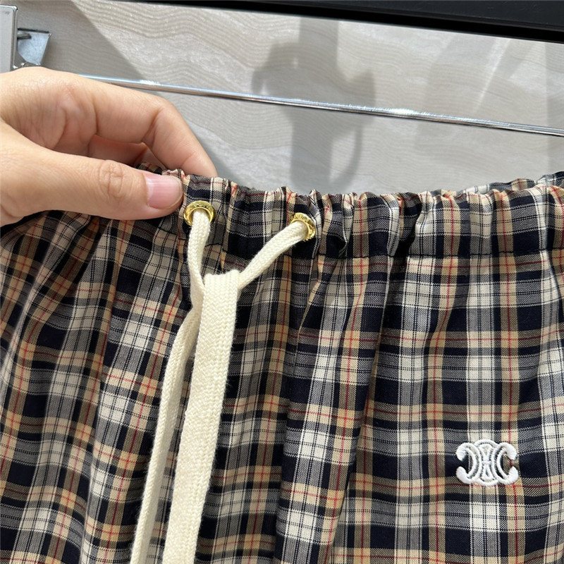Ce1i*e plaid walking pants cheap replica designer clothes