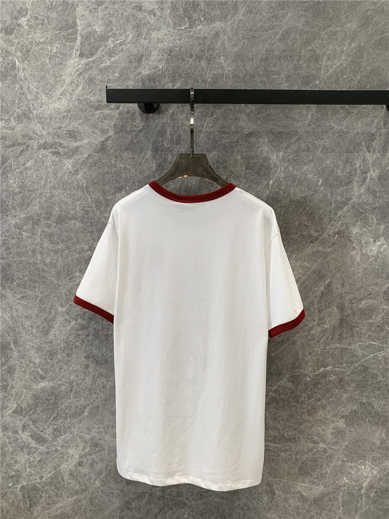 Gvc*1 embroidered round neck short-sleeved t-shirt replica clothes