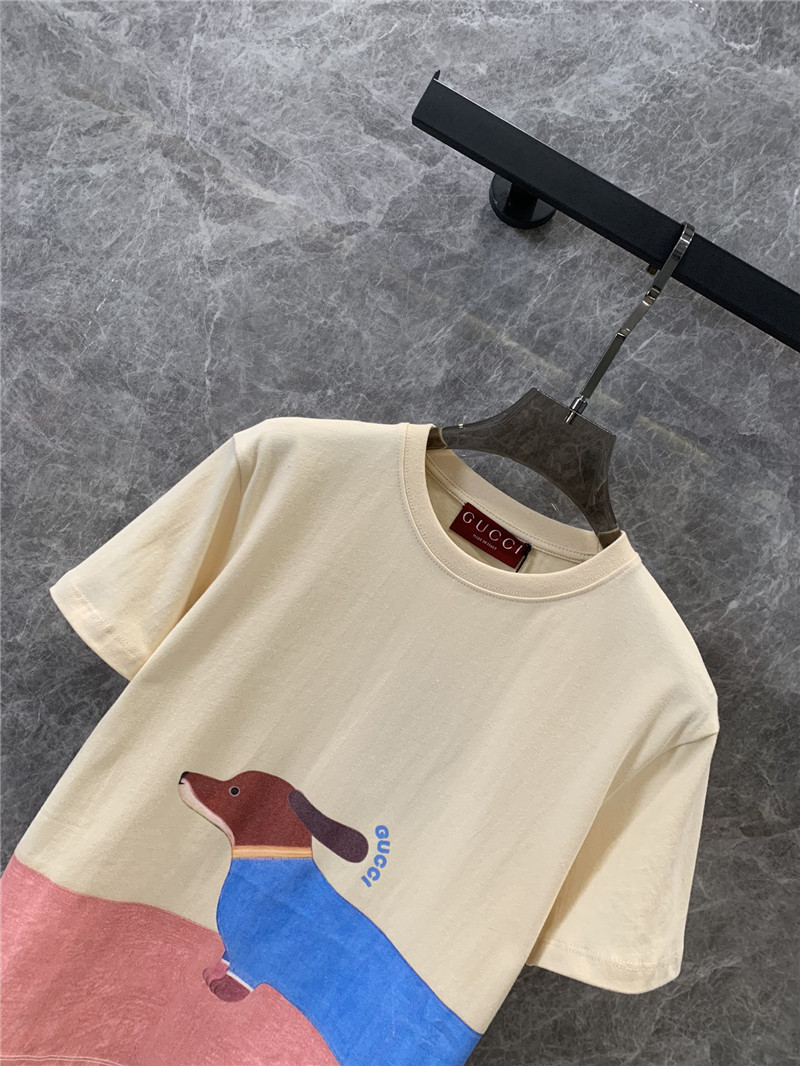 Gvc*1 printed short-sleeved t-shirt cheap replica designer clothes
