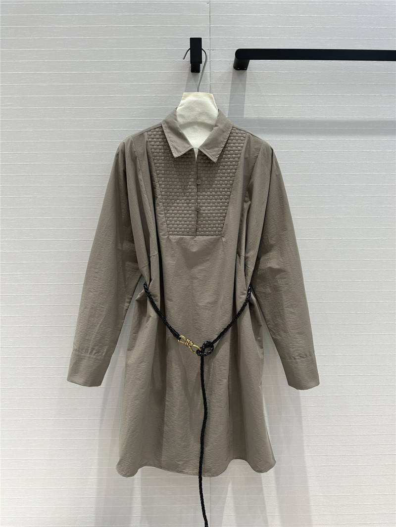 b0tt*ga Ven*ta new lapel woven shirt dress replica clothes