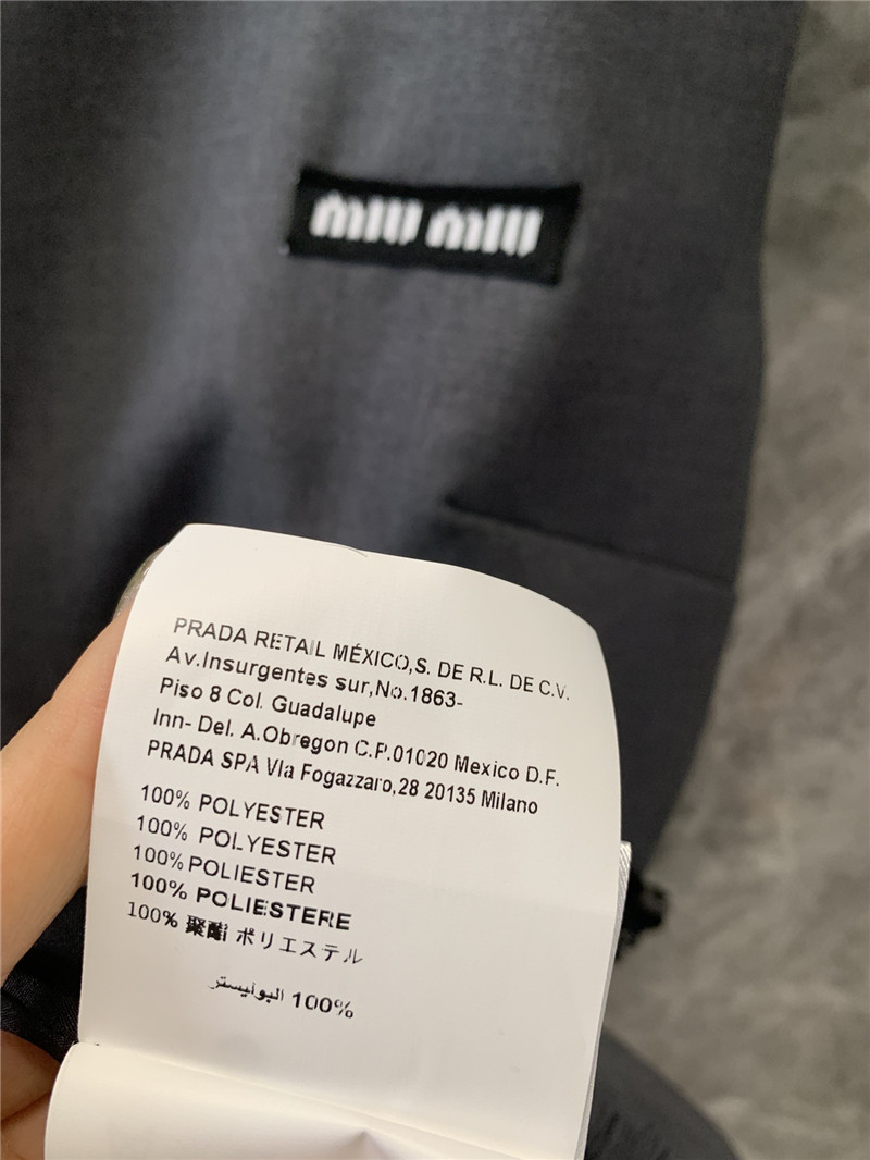 M1um1u vest dress cheap replica designer clothes