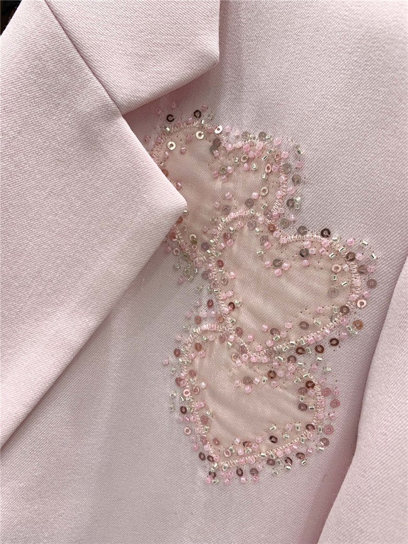 Y51 beaded loose-fitting suit replica designer clothes