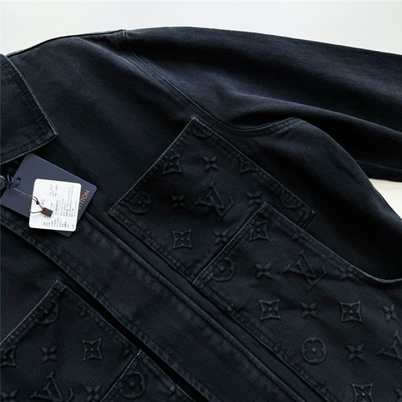 l0vis Vvtt0n lv embossed denim jacket replica clothes