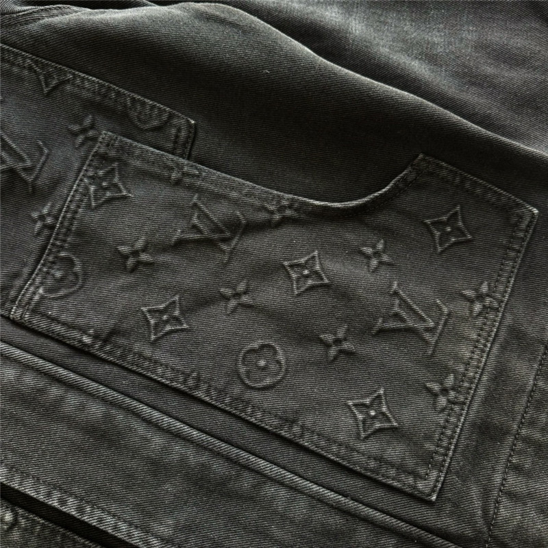 l0vis Vvtt0n lv embossed denim jacket replica clothes