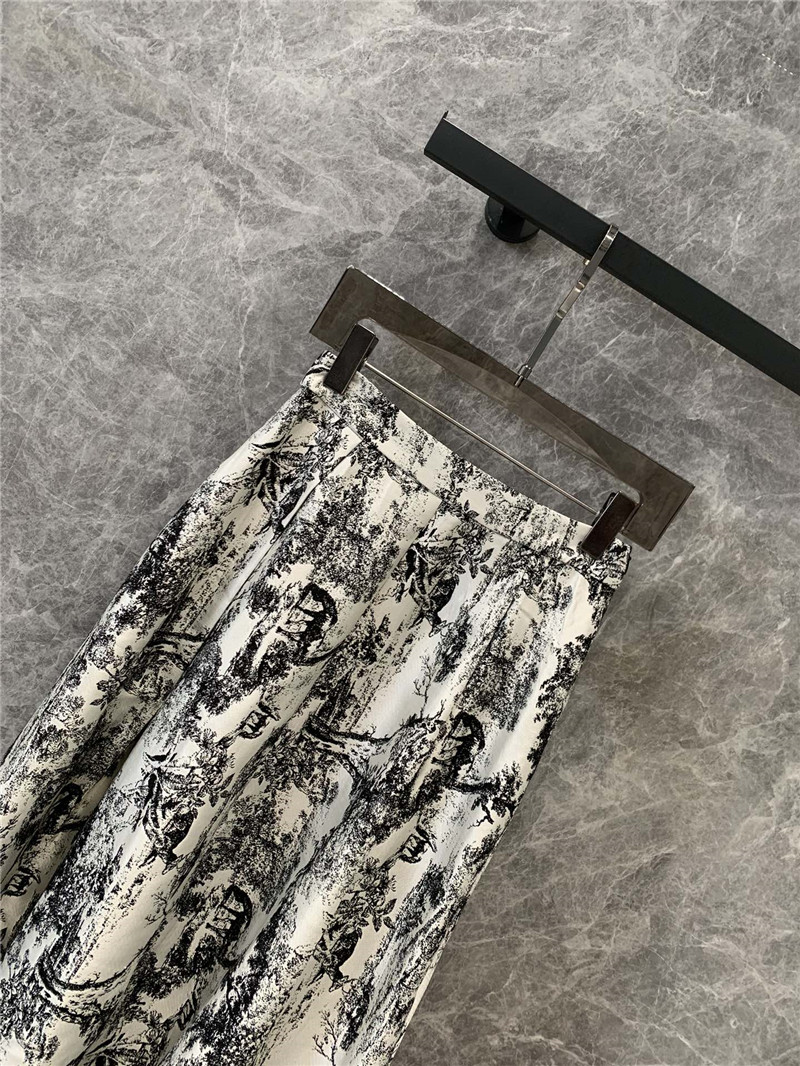 D10r ink painting jacquard skirt replica clothing sites