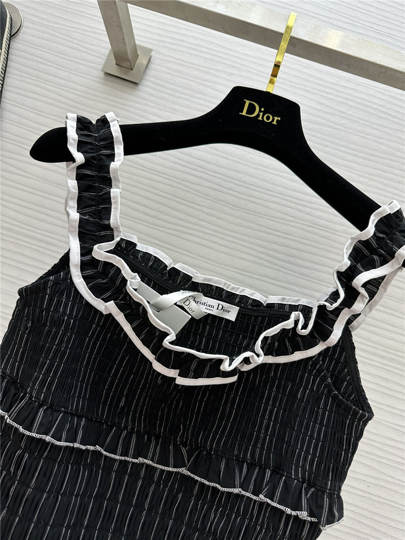 D10r striped suspender dress replicas clothes
