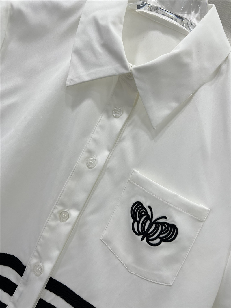 D10r black and white contrast webbing suit replica clothing