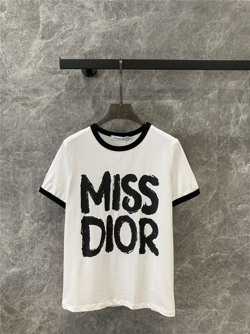 D10r letter logo print short sleeve t replicas clothes