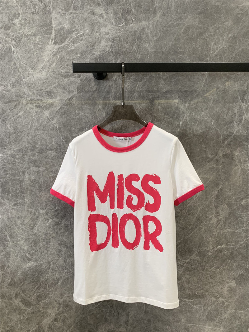 D10r letter logo print short sleeve t replicas clothes