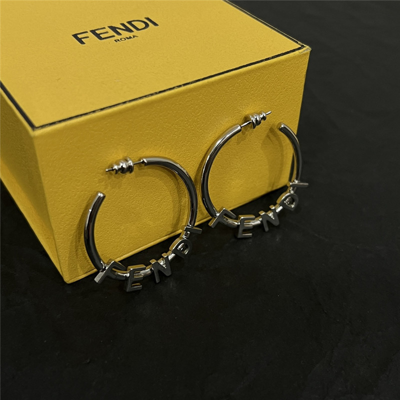 F**di simple and elegant earrings
