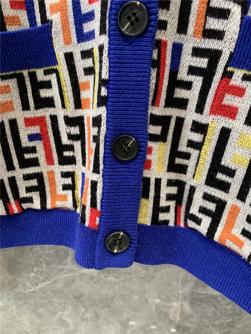 F**di knitted v-neck cardigan replicas clothes