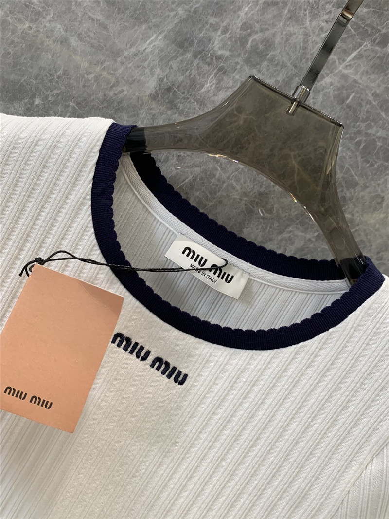 M1um1u short-sleeved t-shirt replica clothing sites
