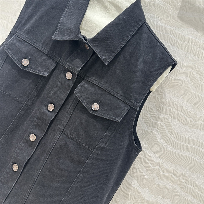 Pra*a functional long vest replica designer clothing websites