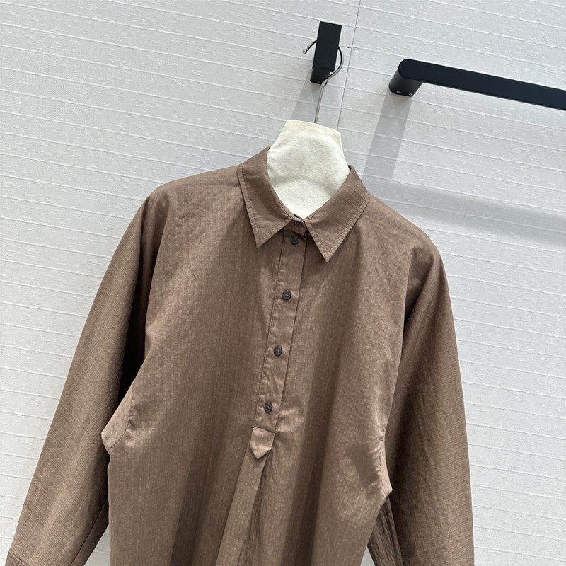 H**me5 obscure jacquard shirt dress replica clothes