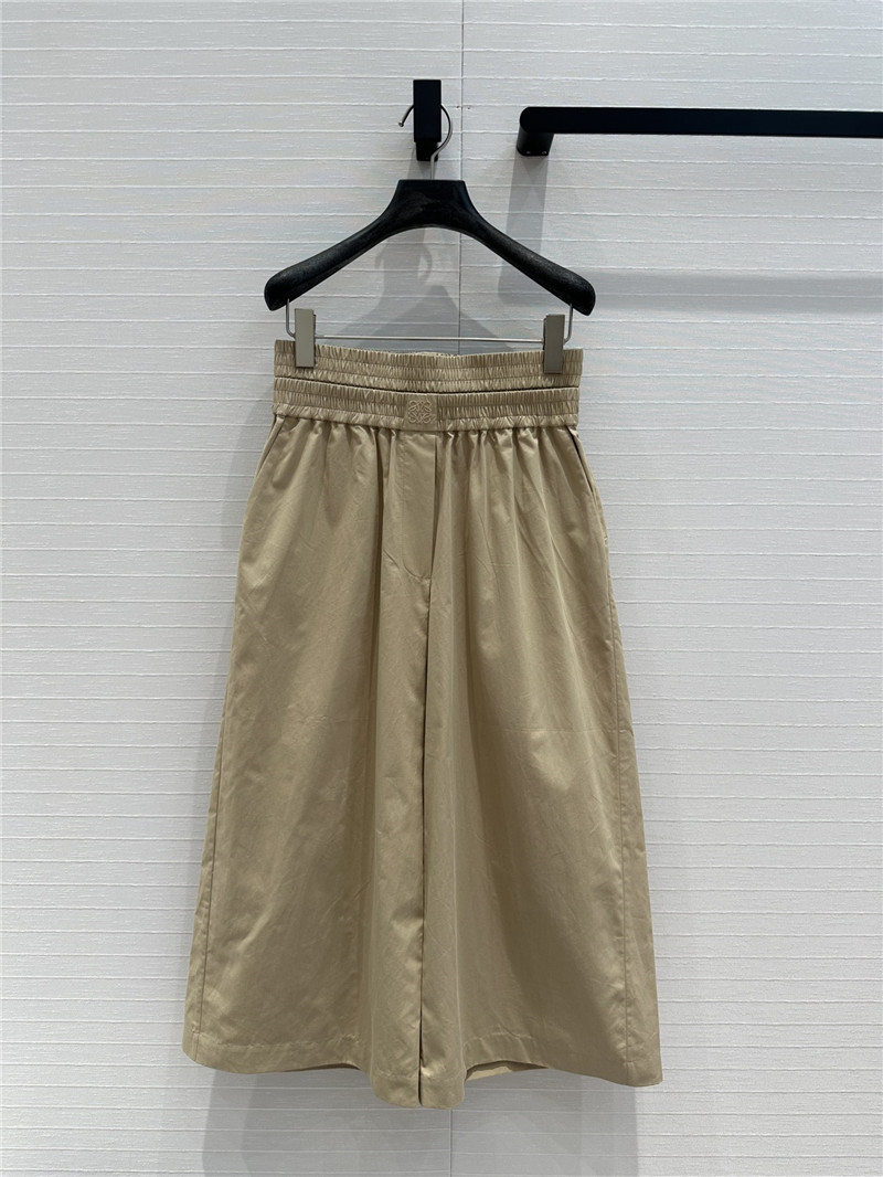 L0ew* cotton gabardine wide-leg trousers replica d&g clothing