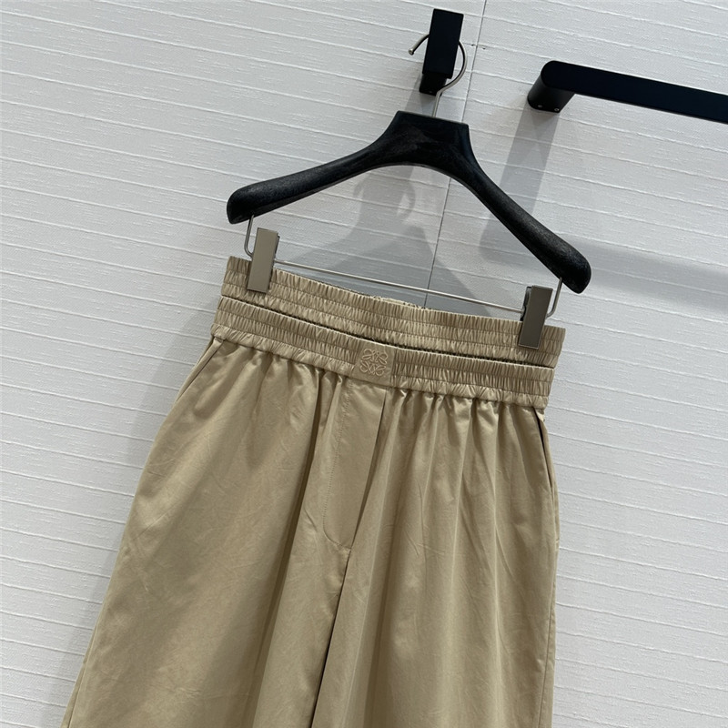 L0ew* cotton gabardine wide-leg trousers replica d&g clothing
